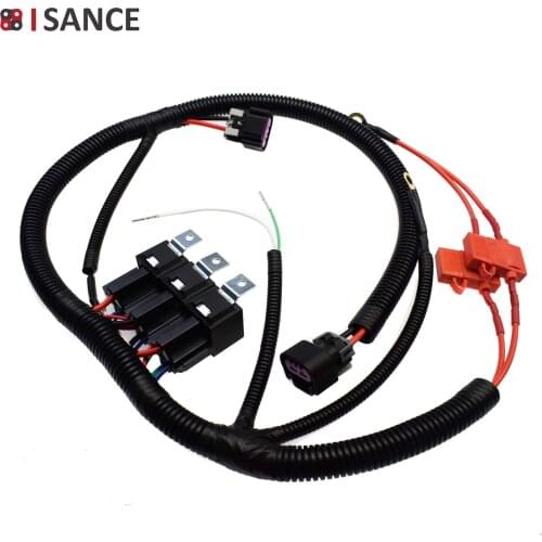 Control Dual Fan Upgrade Wiring Connector Harness Plug For Electric ECU Chevrolet GMC 4.3L 4.8L 5.3L Trucks Petrol Gas Engines