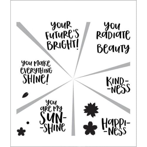 SUNSHINE Transparent Clear Silicone Stamp Seal for DIY scrapbooking photo album Decorative clear stamps