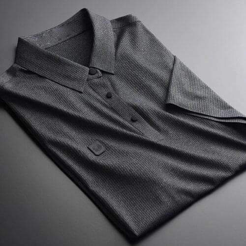 Grey Luxury Vertical Stripe Short Sleeve Mens T-shirt Plus Size 4xl Summer Slim Fit Casual Man T-shirts