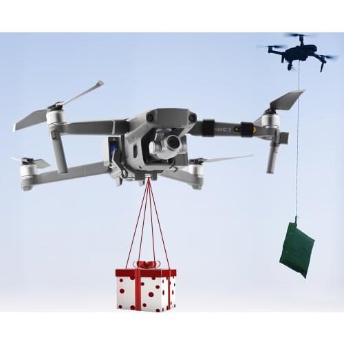 Airdrop System for DJI Mavic 2 Pro Zoom AIR 2/2S Mini 2/SE FIMI X8 SE Drone Fishing Bait Ring Gift Deliver Life Rescue Thrower