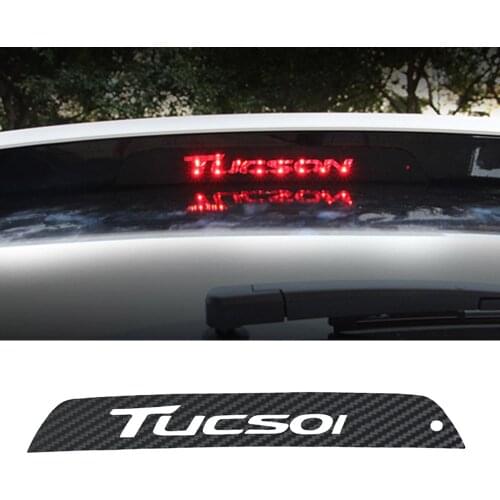 CARBON FIBER TEXTURE TAIL LIGHT BRAKE LAMP STICKER BODY FOR HYUNDAI TUCSON 2016-2019 2020 CAR STYLING