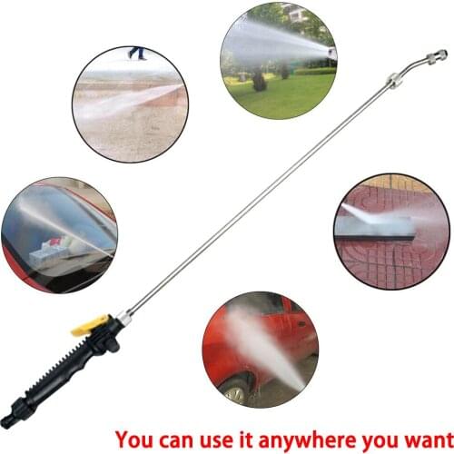 56CM/65CM Pressure Power Water Gun Washer Water Jet Garden Washer Hose Wand Nozzle Sprayer Watering Sprinkler Cleaning Tool