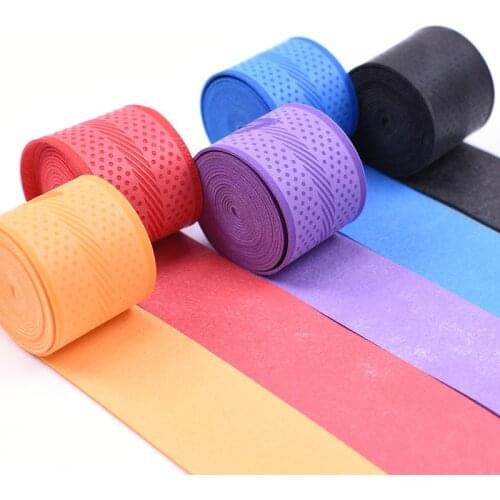 1PCS Tennis Grip Dry Tennis Racket Grip Anti-skid Sweat Absorbed Wraps Taps Badminton Grips Racquet Vibration Overgrip Sweatband