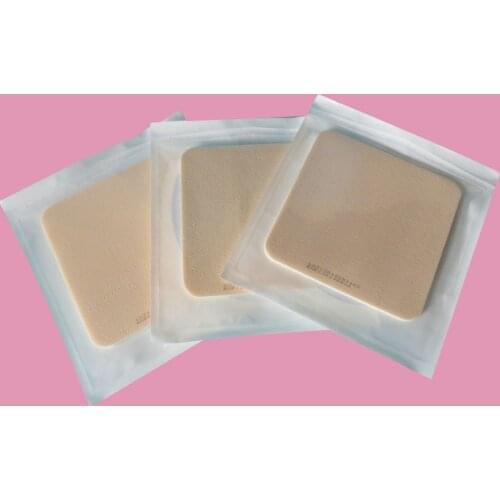 10pcs 15cm*15cm medical non adhesive liquid dressing sterile absorbent foam dressing High Quality sponge dressing for wound