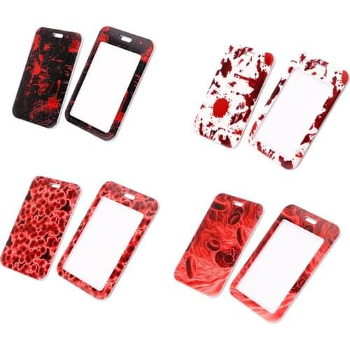 20pcs/lot BH1456 Blinghero Cartoon Doctor Nurse ID Card Holder Name Medical Theme Credit Card Holder Neck Strap Card ID Holders