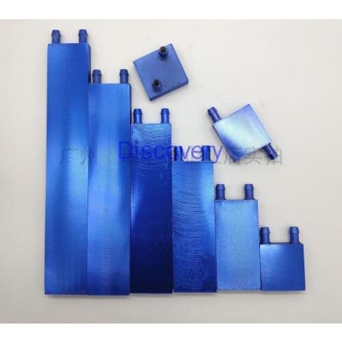 40*80*120 Refrigeration Fin Water Block Anode Treatment Heat Exchanger Power Generation Fin Industrial Water Cooling Radiator
