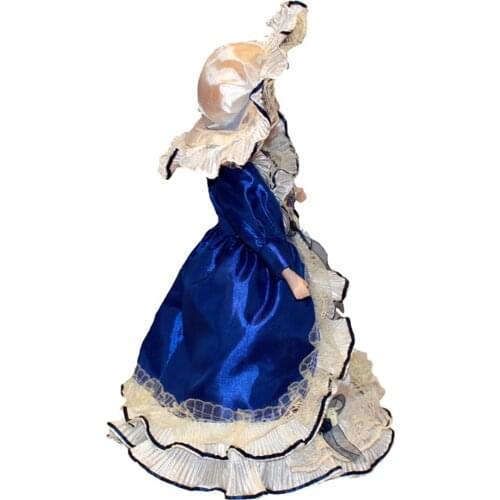 40cm Dollhouse Doll Miniature Porcelain Doll Victorian Figure Model