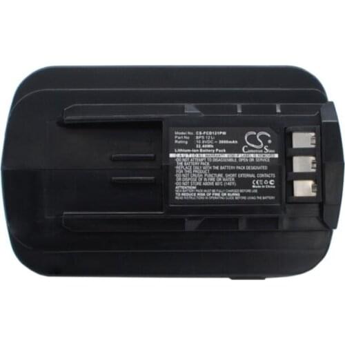 Cameron Sino 3000mAh battery for FESTOOL T12+3 Cordless Drill 494831 495479 BPS 12 Li