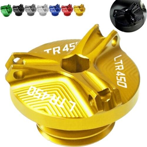 For Suzuki LTR450 LTR-450 2006 2007 2008 2009 2010 2005 2004 Motorcycle ATV CNC Aluminum Engine Oil Filter Cup Plug Cover screws