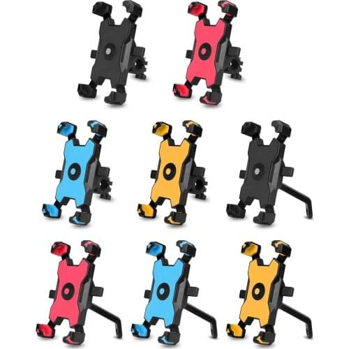 BG-116 Bicycle Mobile Phone Holder Plastic 360 Degree Rotating Electric Bike Motorcycle Adjustment Bracket