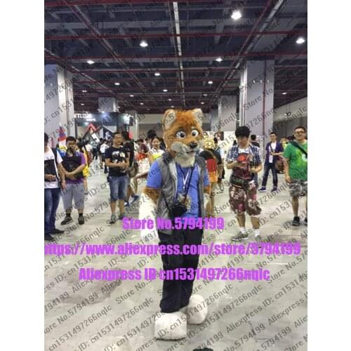 Customized Available REAL PHOTO dx0054 head CAT full sets husky dog Suit fursuit Costume fox Party Carnival Gift