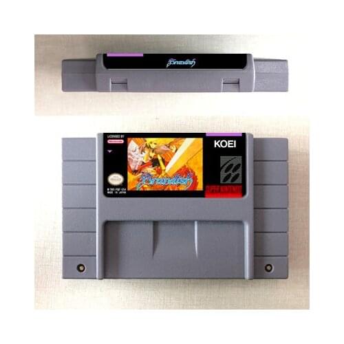 Brandish or Brandish 2 - RPG Game Card US Version English Language Battery Save