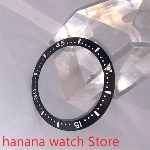 BLIGER brand new high-quality hot-selling 38mm black rotating glass digital bezel, suitable for 40mm self-winding mens watches