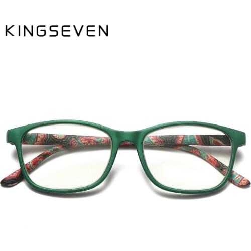 KINGSEVEN New Full Frame Anti-Blu-ray Retro Small Face HD Reading Glasses Fashion Explosion Super Light