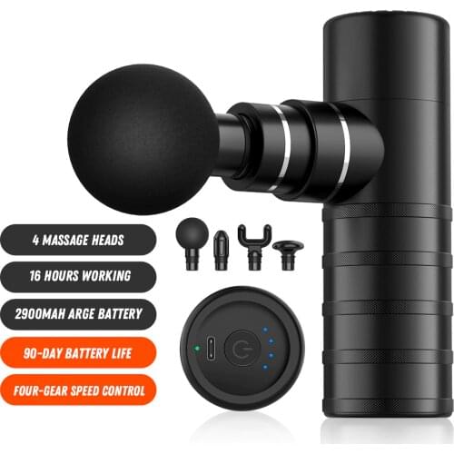 New Mini Electric Massager Gun Chargeable High Frequency Massage Gun Body Relaxation Muscle Massager Pain Sport Massage Machine