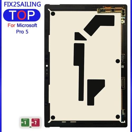 New Lcds For Microsoft surface pro 5 6 Model 1796 lcd display touch screen glass sensor digitizer tablet Assembly Replacement
