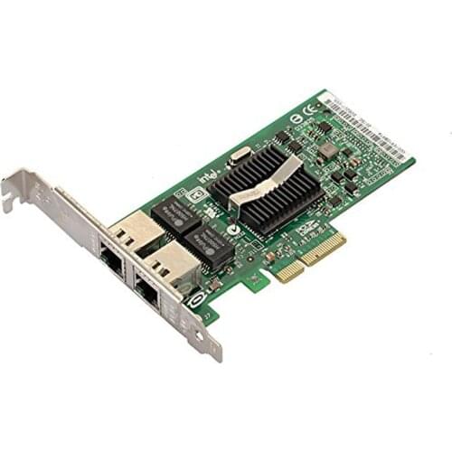 PCI-Express Dual Port 10/100/1000Mbps Gigabit Ethernet Controller Card Server Adapter NIC EXPI9402PT 9402PT 82571