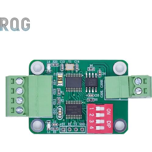 TTL serial port to CAN bus module TTL to RS232 module Serial port to CAN transparent transmission communication data module