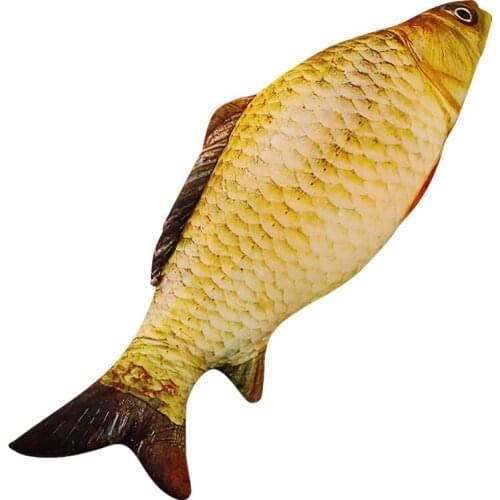 1pcs 30-120cm Simulation Clownfish Lifelike Fish Plush Toys Soft Goldfish Stuffed Sofa Pillow Cushion Creative Gift Funny Decor