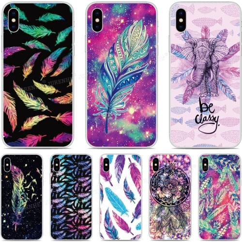 Silicone Feather Cover For Wiko Y81 Y51 Y62 Y61 Y50 Y60 Y80 Sunny 5 Lite View 5 Plus 3 4 Lite 2 Go Power U20 U10 Phone Case