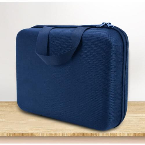 Multimeter Bag EVA Hard Case Storage Bag Black Carrying Case Waterproof Shockproof Bag 22*18*6cm With Mesh Pocket Tookit