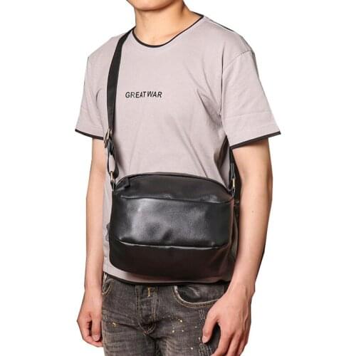 Fashion Messenger Bag Mens Shoulder Bags Genuine Leather Male Men Real Cow leather Small Handbag crossbody bags Man Sling Packs