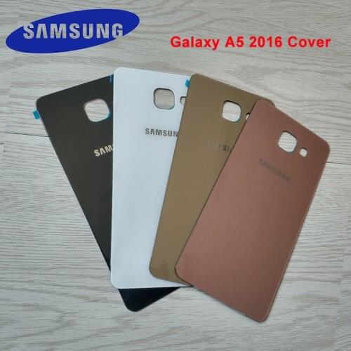 Samsung Galaxy A5 2016 Back Cover Battery Case 3D Glass Housing Cover For Samsung A5 A510 A510F Back Door Replacement