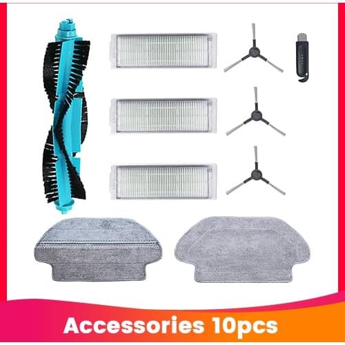 1 Set Robotic HEPA Filter of Viomi V2 Pro V3 SE V-RVCLM26B Vacuum Cleaner Mop Parts For Mijia STYJ02YM STYTJ02YM Conga 3490