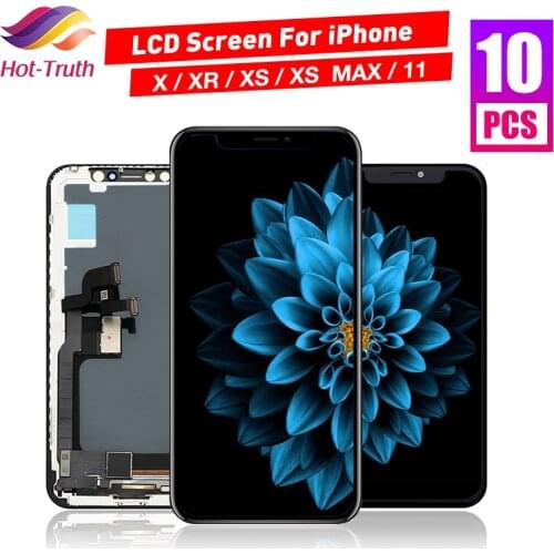 10 Pcs/Lot LCDFor iPhone X XR XS MAX 11 Pro max SE 2020 Touch Screen TFT OLED With 3D Touch Digitizer Assembly Display