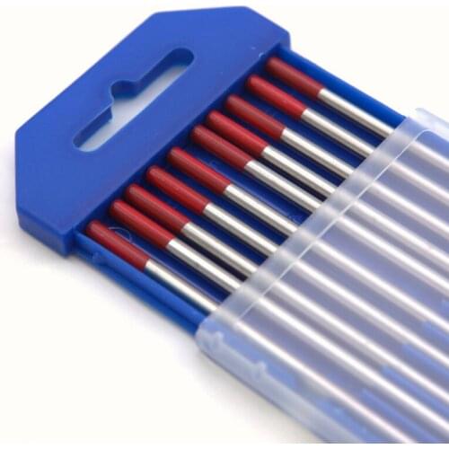 10pcs/Set 1.0 / 1.6 / 2.0 / 2.4 / 3.0 / 3.2 / 4.0 *175 mm Welding Rods Zirconiated Tungsten Electrodes Thoriated Needle Welder