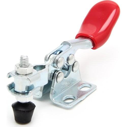 4Pcs/Set Metal Horizontal Quick Release Hand Tool Toggle Clamp For Fixing Workpiece H02