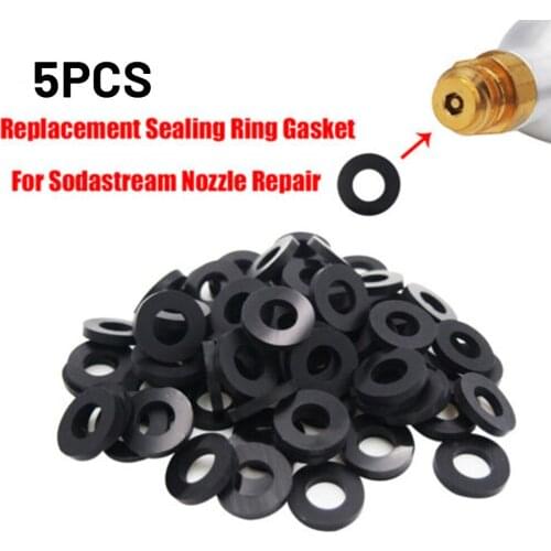 5 X Sealing Rings For Sodastream CO2 Bottle Soda Club Blue Home Nozzle Repair Sealing Ring 100% Brand New And High Quality