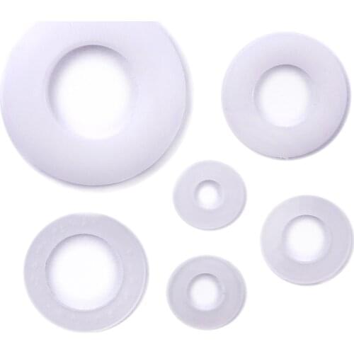 60pcs NYLON WASHERS For Threaded Screws and Bolts Strong Insulation Light-weight High Temperature Resistance