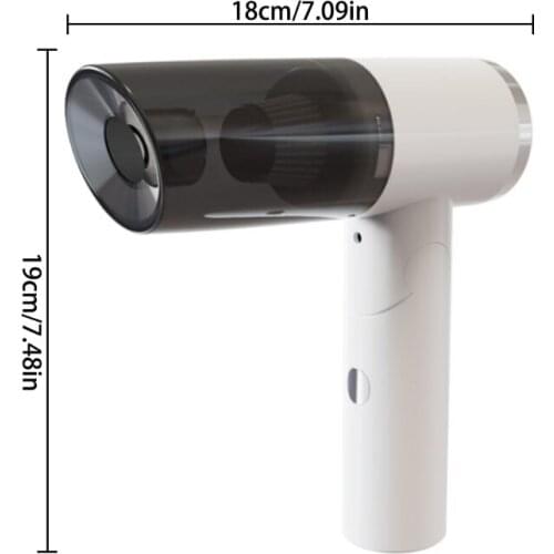 Car Home Mini Vacuum Cleaner with HEPA Filter Rechargeable Handheld Vacuums Light Weight Machine for Long Time Use T3EF