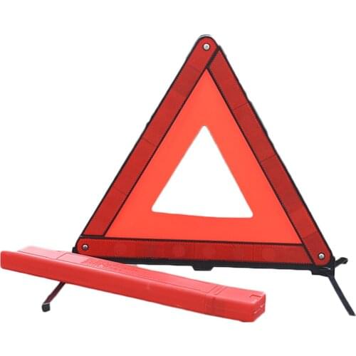 Car Emergency Breakdown Warning Reflector Alerts Red Reflective Safety Foldable Parking Stander