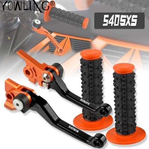 For 540SXS 540 SXS 2001 2002 2003 2004 2005 2006 Motorcycle Aluminum Dirt Bike Brake Clutch Levers Rubber Handle Bar Accessories