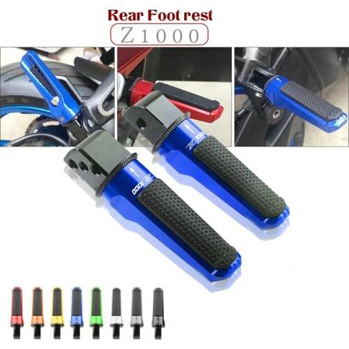 For KAWASAKI Z 1000 Z1000 Z1000SX NINJA 1000 2003-2021 Motorcycle CNC Aluminum Rear Foot Pegs Footrest Passenger Footpegs