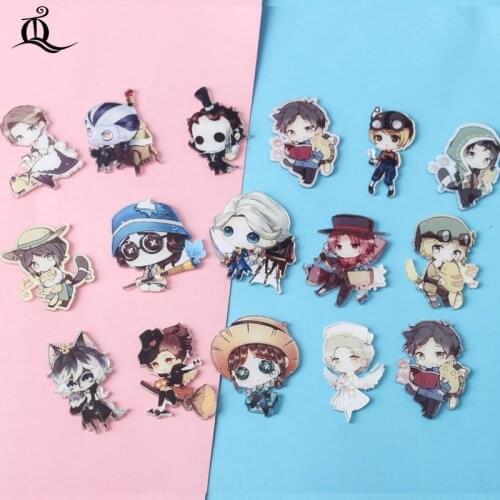JL mix 1PCS Identity V Cartoon Icons on The Pin Kawaii Icon Badge Bacges on Backpack Badges for Clothing Acrylic Badges Z63