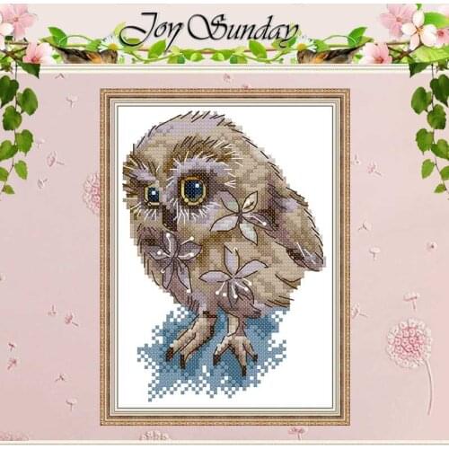 Beauty Owl Animals Painting Counted 11CT 14CT Cross Stitch Sets DIY Chinese Cross-stitch Kits Embroidery Needlework home decor