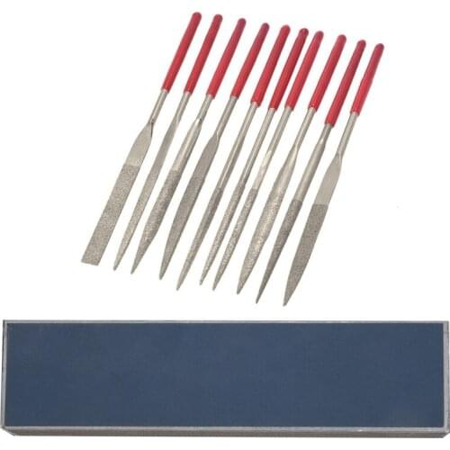 1 Set Guitar Fret Nut Saddle Slot Pickguard Grinding File Group Set & 1 Pcs Guitar Bass Leveling Files