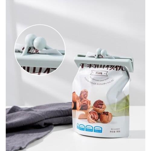 Portable Snap-in Food Bag Sealing Clip Set Food Snack Sealer Clamp Home Keeping Fresh Storage Tools Pinch-off Kitchen Gadgets