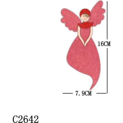New Angel Wooden Die Scrapbooking C2642 Cutting Dies Multiple Sizes