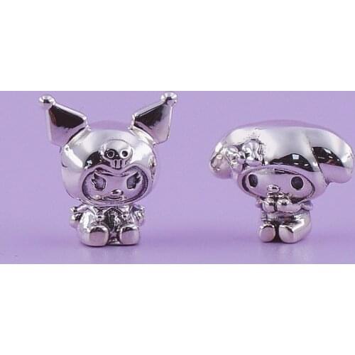 Mistletoe 925 Sterling Silver Cartoon Girl Charm Bead European Jewelry