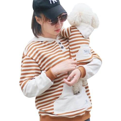 Pet Autumn Winter New hooded Terry Sweater Teddy Bear Puppy Dog Clothes Pet Parent-child Clothing For Pomeranian Chihuahua