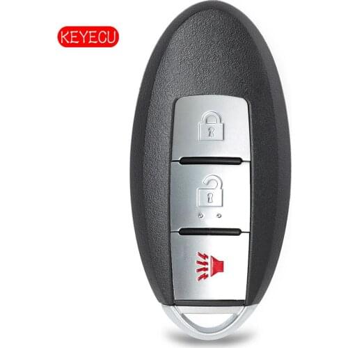 Keyecu Smart Key Keyless Entry Remote Control 3 Button Fob for Nissan New Tiida 2007-2012
