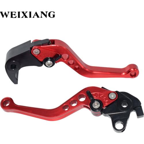 For Honda CBR1000RR 2004-2016 Motorcycle CNC Adjustable Brake Clutch Levers Adjuster Front Rear Double Discbrake Lever Aluminum