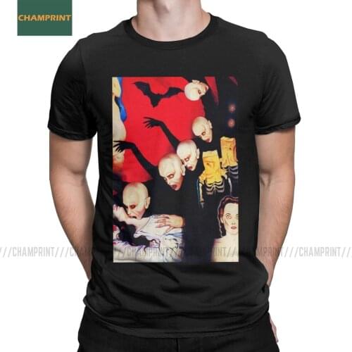 Suehiro Maruo Nosferatu T Shirts Mens Cotton Casual T-Shirts Horror Japan Manga Otaku Creepy Halloween Tees Short Sleeve