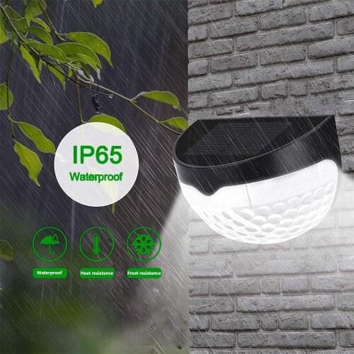 LED Solar Lights Outdoor Lighting Fence Lamp Garden Decoration Waterproof Sensor Wall Lamp Energy Saving Street LED Night Light