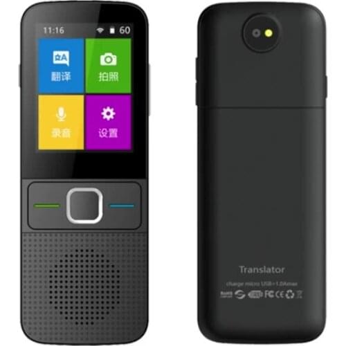 Ready to Ship T10 Portable WIFI Smart Voice Translator 27 Languages Real Time AI Translator For Business Travel