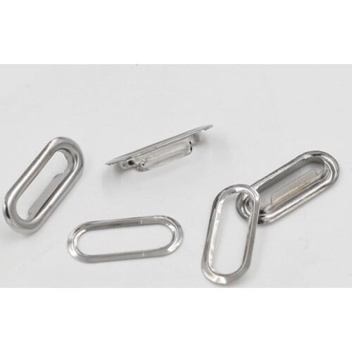 50sets package 25mmOval-shaped pores. Metal eyelets. Canopy roping holes. Corn deduction. rivets. Metal eyelets.DIY accessories